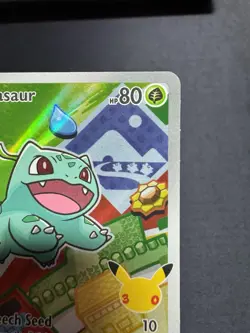 Pokemon Bulbasaur MEP 037 First Partner Illustration Rare Promo 30th Anniversary - Image 5