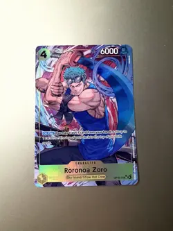 One Piece TCG Roronoa Zoro OP15-113 Super Rare (SR) Alt Art English Near Mint - Image 2