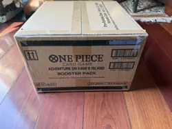 One Piece OP15-EB04 Adventure on Kami's Island Sealed Eng. Sleeved Booster Case - Image 1