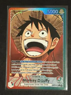 Monkey.D.Luffy (001) (Alternate Art) OP13-001 Carrying On His Will Foil - Image 1