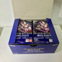One Piece OP-14-EB04 The Azure Sea's Seven English UnSealed Booster Box - Image 2