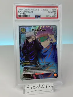 Union Arena Jujutsu Kaisen Satoru Gojo Parallel Rare PSA 10 English - Image 1