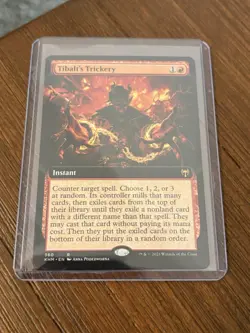 MTG / Tibalt's Trickery / Kaldheim / #360 / Regular (Extended Art) / Rare / NM - Image 1
