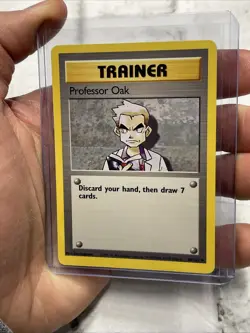 Pokemon TCG Professor Oak Base Set Unlimited Card 88/102 NM/MT Vtg Vintage WOTC - Image 2