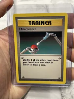 MAINTENANCE - 83/102 - Base Set - Pokemon Card - Uncommon Pokemon NM WOTC TCG - Image 1