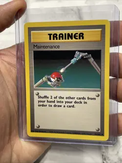 MAINTENANCE - 83/102 - Base Set - Pokemon Card - Uncommon Pokemon NM WOTC TCG - Image 2
