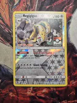 Pokemon Card Regigigas 84/111 League Challenge 3rd Place Prize Card NM/LP - Image 1