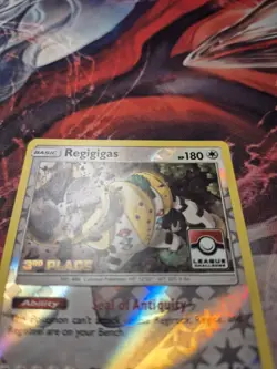 Pokemon Card Regigigas 84/111 League Challenge 3rd Place Prize Card NM/LP - Image 2