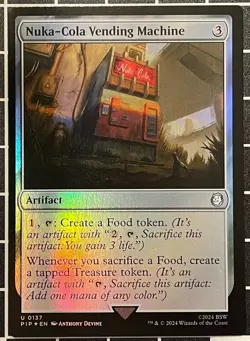 Nuka-Cola Vending Machine Foil - Universes Beyond: Fallout PIP MTG - Image 1