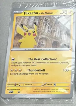 Pokemon Jumbo Oversized Promo Card | Pikachu at the Museum | New & Sealed 🔥✅ - Image 1