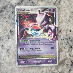 Pokemon Mewtwo LV.X DP28 Diamond & Pearl Promo Holo Level Up 120 HP English Card - Image 1