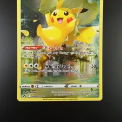 Pikachu GG30/GG70 Pokemon Crown Zenith Holo Full Art Card - Image 3
