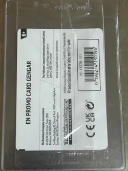 Pokemon Gengar Promo Holo Card GameStop Exclusive w/ SWIRL, Sealed - Image 2