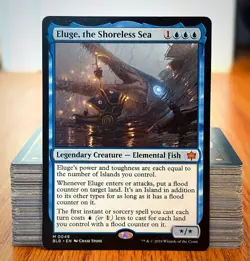 MTG Custom Commander Deck: ELUGE THE SHORELESS SEA - MONO-BLUE CONTROL, 100 Card - Image 1