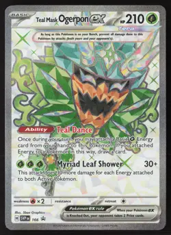 SV: Scarlet & Violet Promo Cards #166 Teal Mask Ogerpon ex - Image 1