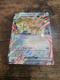 Team Rocket's Persian ex 218 Sv: Scarlet & Violet Promo Cards Holo - Image 2