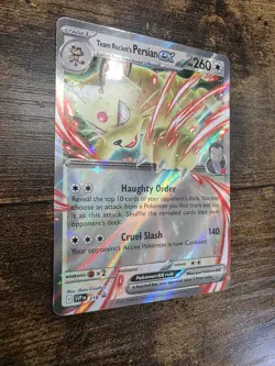 Team Rocket's Persian ex 218 Sv: Scarlet & Violet Promo Cards Holo - Image 4