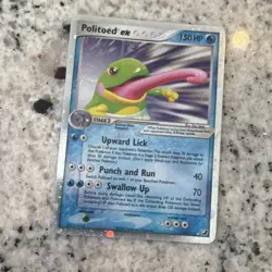 Pokemon Politoed ex 107/115 EX Unseen Forces Holo 150 HP English Card - Image 1