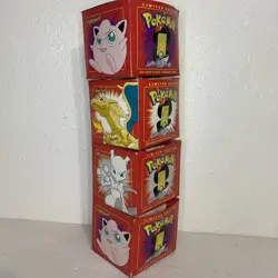 Lot of 4 Pokemon 23K Gold Plated Trading Card Limited 3 Sealed 1 Jigglypuff Not - Image 1