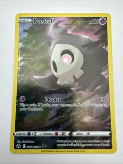 Pokemon TCG Card Duskull GG28/GG70 Crown Zenith Galarian Gallery - NM - Image 1
