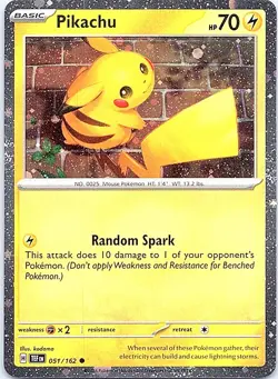 Pikachu - (Cosmo Holo) Promo Miscellaneous Cards & Products 051/162 NM - Image 1