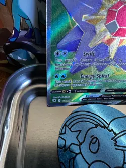 Pokemon TCG Starmie V 166/189 Full Art Holo Card Sword & Shield Astral Radiance - Image 5