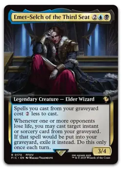 Emet-Selch of the Third Seat (Extended Art) #170 NM Final Fantasy FIC Magic MTG - Image 1