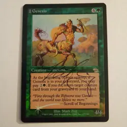 Magic The Gathering - 1x Signed Foil Genesis (mtg) Judgment - Image 1