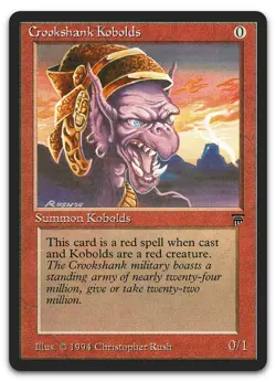 Crookshank Kobolds (LP) Legends LEG Magic MTG - Image 1