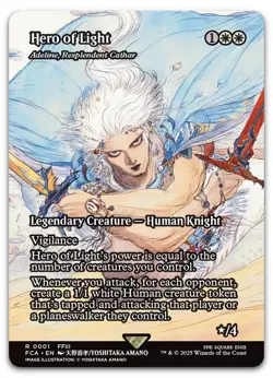 Hero of Light - Adeline, Resplendent Cathar (Showcase) #1 NM Final Fantasy - Image 1