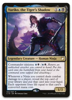 Yuriko, the Tiger's Shadow #52 (LP) Commander 2018 C18 Magic MTG - Image 1