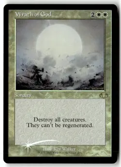 MTG Foil Wrath of God - Dominaria Remastered Moderately Played English - Image 1