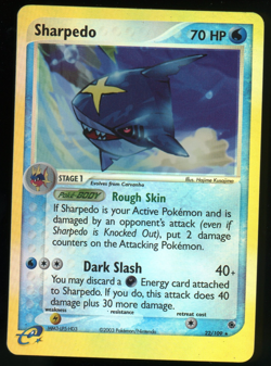 Pokemon 2003 Ex Ruby & Sapphire - Sharpedo - Reverse Holo - 22 - Image 1
