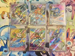 Pokemon First Partner Illustration 30th Collection Promo Set Of 6 040-045 NM - Image 1