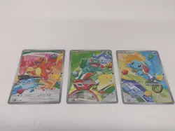 2026 Pokemon 30th First Partner Promos Set Charmander, Squirtle, Bulbasaur NM - Image 1