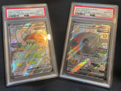 Great Tusk 072/Iron Treads 073 EX Pokemon PAF Black Star Promo SEQUENTIAL PSA 10 - Image 1