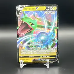 Pokemon Rayquaza V Ultra Rare Holo 100/159 Crown Zenith 210 HP English - Image 1
