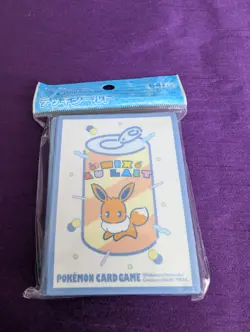 New Pokemon Center Japan - Eevee Mix Au Lait Can 64 Sleeves , read details - Image 1