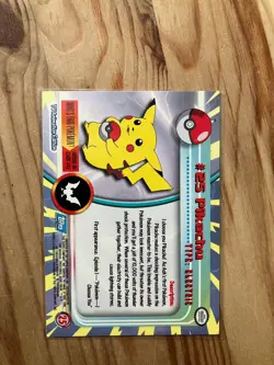 LP Topps Pikachu 25 Pokemon Tv Animation 1999 - Image 2