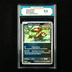 TQG 9.5 MINT+ 2024 Pokemon ENG Brute Bonnet 118/167 U - Image 1