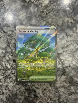 Forest of Vitality 109/088 Full Art Ultra Rare Pokemon TCG Perfect Order NM - Image 1