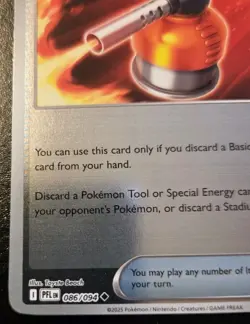 Blowtorch 086/094 Reverse Holo Uncommon Phantasmal Flames Pokemon TCG - Image 4