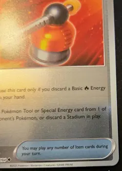 Blowtorch 086/094 Reverse Holo Uncommon Phantasmal Flames Pokemon TCG - Image 5