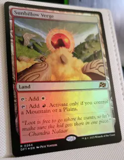 MTG Sunbillow Verge Foil Aetherdrift #264 Near Mint - Image 1