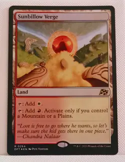 MTG Sunbillow Verge Foil Aetherdrift #264 Near Mint - Image 2