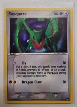 2006 Pokemon POP Series 1 Rayquaza 3/17 Holo - Image 1