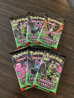 Pokemon TCG Shrouded Fable Booster Packs - QTY 6 - Image 1