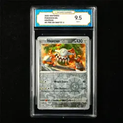 TQG 9.5 MINT+ 2025 Pokemon ENG Heatran 068/131 U - Image 1