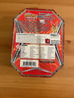 Empty Pokemon TCG Tin - Victini - Black & White 2011 - Image 2