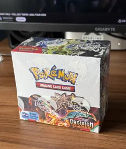 Pokemon TCG Scarlet & Violet Obsidian Flames Booster Box (36 Packs) New & Sealed - Image 1